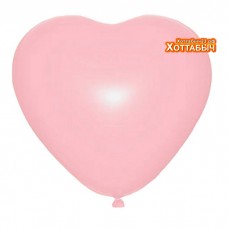 Шар латексный Сердце розовое 16 дюймов