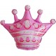 Шар фольгированный Корона розовая 30 дюймов