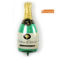 Шар фольгированный Бутылка шампанского 39 дюймов
