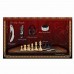 Шахматы с набором для вина "Золотому человеку"