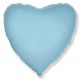 Шар фольгированный Сердце голубой 32 дюйма