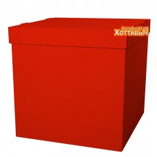 Коробка для шаров Красная 70*70*70 см.