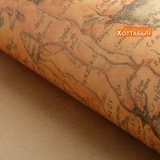 Бумага крафт "Карта" песочный