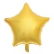 Шар фольгированный Звезда золото 18 дюймов