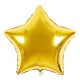 Шар фольгированный Звезда золото 9 дюймов