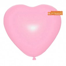 Шар латексный Сердце Розовое 36 дюймов