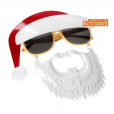 Очки "Дед Мороз с бородой"