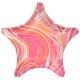 Шар фольгированный Звезда агат розовый 18 дюймов