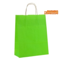 Пакет зеленый крафт