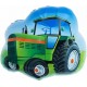 Шар фольгированный Трактор зеленый фигура 26 дюймов
