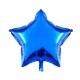 Шар фольгированный Звезда синий 4 дюйма