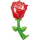 Шар фольгированный Роза 39 дюймов